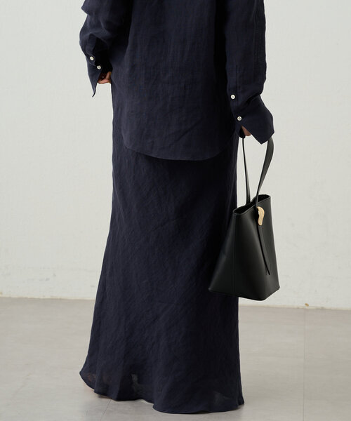 「LOUNGEDRESS」 ロングスカート MEDIUM ネイビー レディース_画像9