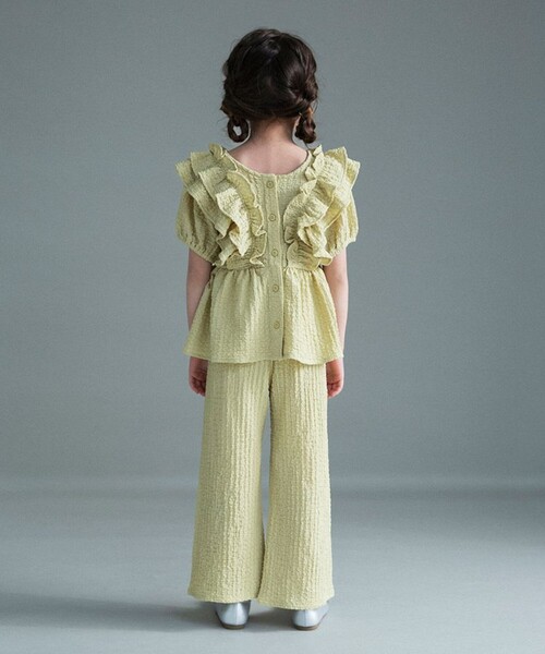 「branshes」 「KIDS」セットアップ 130 グレイッシュベージュ キッズ_画像6