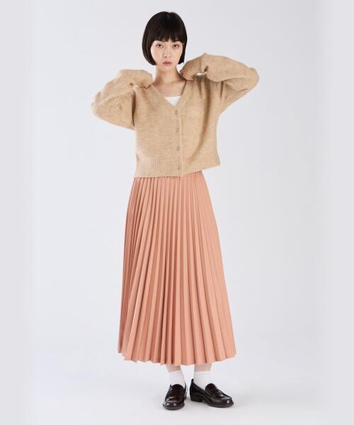 「To b. by agnes b.」 プリーツスカート 36 ベージュ レディース_画像4