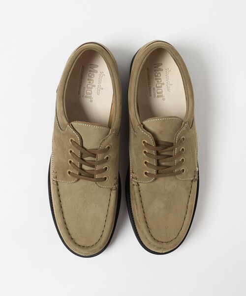 新品 定価44,000円 Marbot × Steven Alan モカシン STEVEN ALAN（スティーブンアラン） デッキシューズ 「Marbot