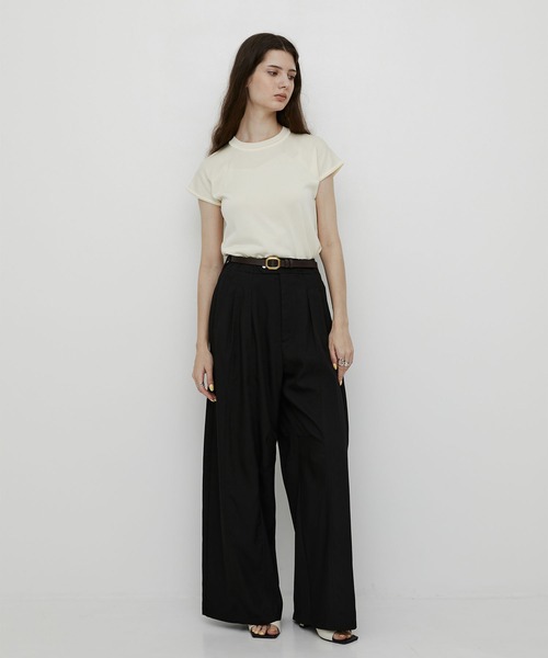ニット セーター 「新定番｜大人気」パレスフレンチニット｜夏服/半袖/オフィスカジュアル/ウォッシャブル/接触冷感/吸湿/防シワ/フレンチスリーブ | UNITED TOKYO | 13