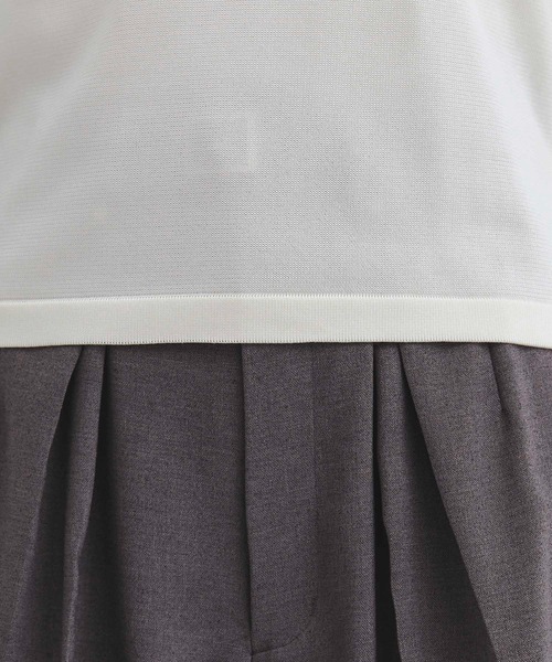 ニット セーター 「新定番｜大人気」パレスフレンチニット｜夏服/半袖/オフィスカジュアル/ウォッシャブル/接触冷感/吸湿/防シワ/フレンチスリーブ | UNITED TOKYO | 25