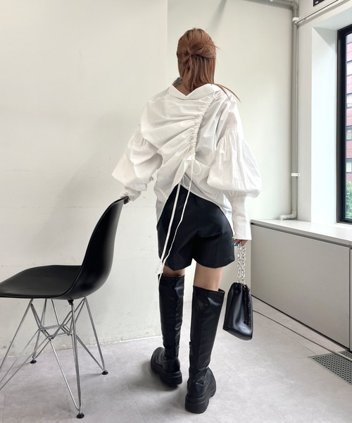 Six M 長袖シャツ FREE サックスブルー レディース : ZOZOTOWN Yahoo