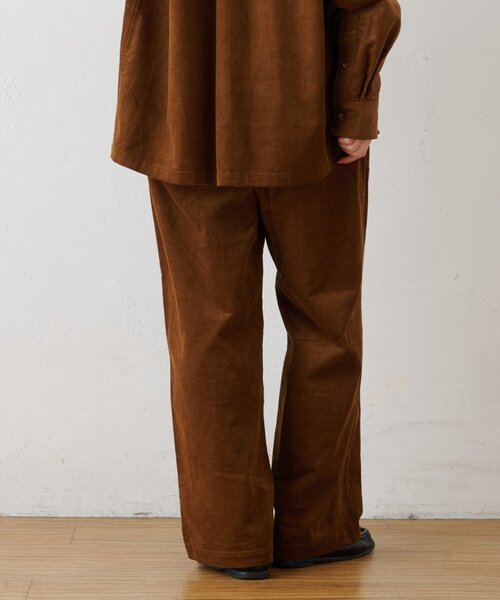 新品コーデュロイパンツ　brown ayakawasaki GEVACO（ゲバコ） パンツ コーデュロイ 「GEVACO」コーデュロイワーク