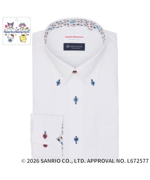 BRICK HOUSE by TOKYO SHIRT フォーマル シャツ 長袖 「HELLO KITTY