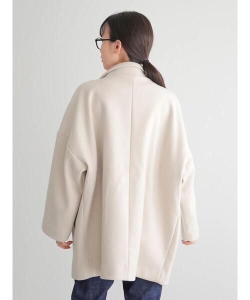 【The Virgnia】モヘアドロップショルダーコクーンコート ミディ丈ドロップショルダーコクーンコート[品番：EHEW0028154