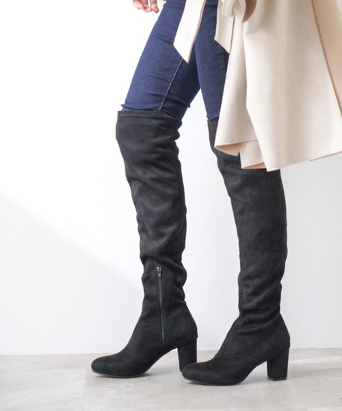 ブーツ ストレッチニーハイブーツ :59423206:ZOZOTOWN Yahoo!店 - 通販 ...