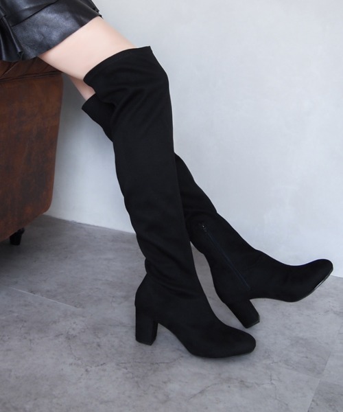 ブーツ ストレッチニーハイブーツ :59423206:ZOZOTOWN Yahoo!店 - 通販 ...