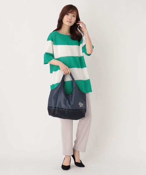 LAURA ASHLEY エコバッグ アデリーン柄 マイバッグ : ZOZOTOWN