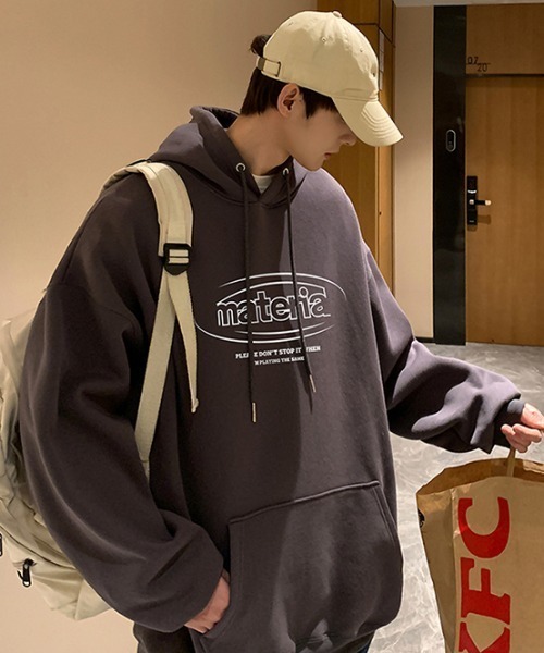 【GIVENCHY】ロゴプリント パーカー コットン フロントポケット GIVENCHY - ジバンシー パーカー GIVENCHY×RAREコラボ ロゴ