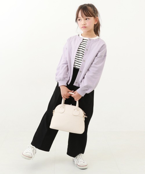 【大きいサイズ】前後2WAYカラーカーディガン devirock カーディガン 2WAY カラーカーディガン キッズ 子供服