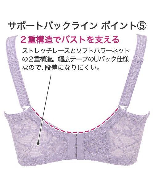 BRADELIS NewYork ブラジャー サポートバックラインブラ23S1