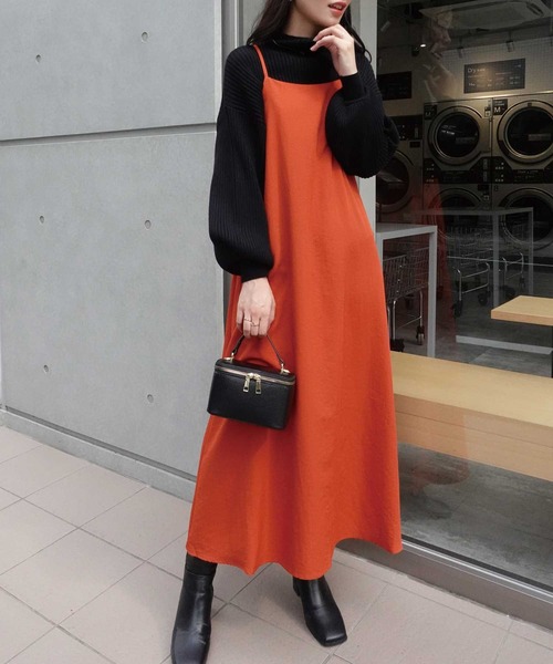 CORNERS ワンピース バックギャザーキャミワンピース : ZOZOTOWN
