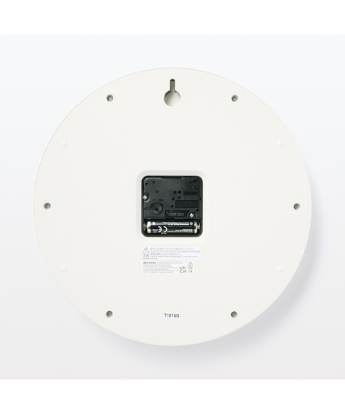 無印良品（MUJI） 時計 アナログ時計・大 ホワイト MJ−ACLW2