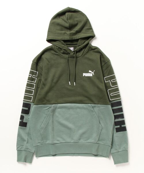 PUMA（プーマ） パーカー PUMA PUMA POWER カラーブロック フーディー