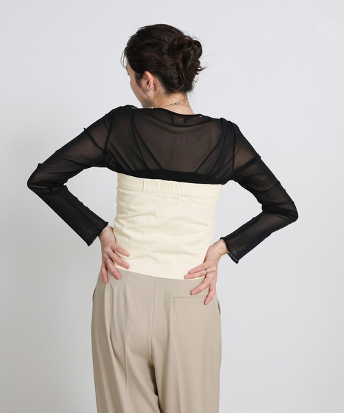 select MOCA（セレクトモカ） チューブトップ ベアトップ デニム