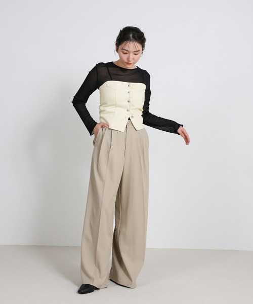 select MOCA（セレクトモカ） チューブトップ ベアトップ デニム