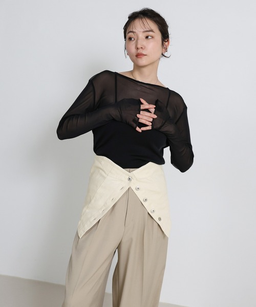 select MOCA（セレクトモカ） チューブトップ ベアトップ デニム