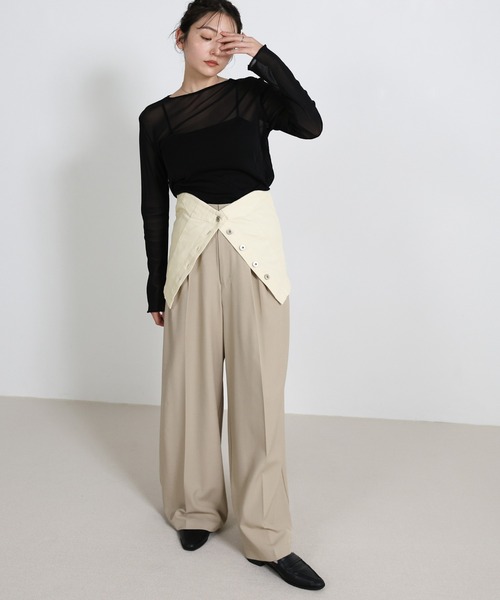 d.i.a 未使用 ベアトップ・チューブトップ パンツセット select MOCA（セレクトモカ） チューブトップ ベアトップ デニム
