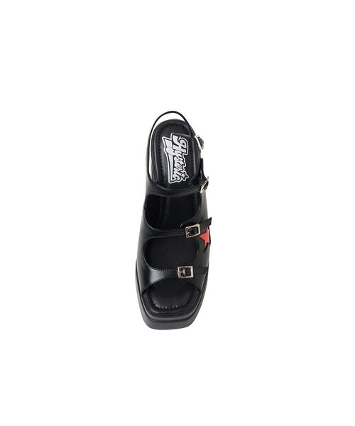 HYSTERIC GLAMOUR スタッツ 厚底 ヒール サンダル HYSTERIC GLAMOUR サンダル プラットフォームヒールサンダル
