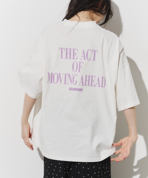Unitage（ユニテージ） tシャツ 半袖 配色BIGロゴTEE レディース