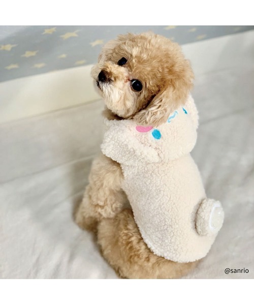 sanrio（サンリオ） 犬 服 「 」 ボアタンク なりきりフード付き