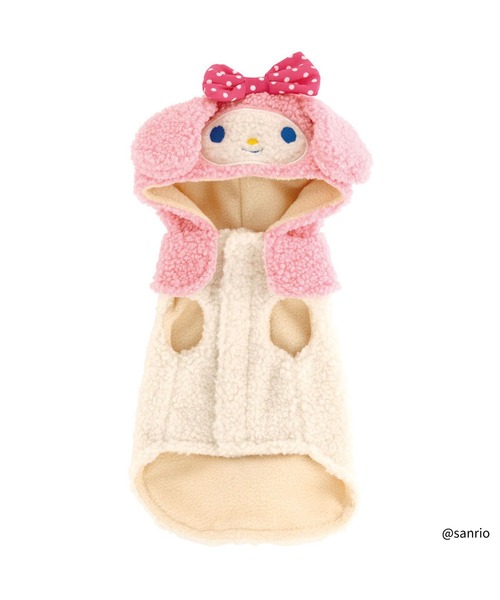 sanrio（サンリオ） 犬 服 「 」 ボアタンク なりきりフード付き