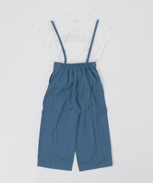 NAVY サロペット オーバーオール 2WAY インナーTシャツSETサロペット