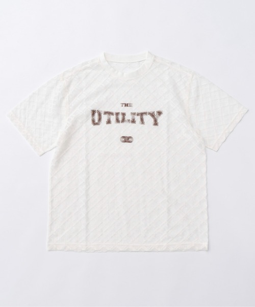 MAISON SPECIAL - MAISON SPECIALレースロゴオーバーTシャツ MAISON SPECIAL tシャツ Lace Logo Print Oversized T-shirt