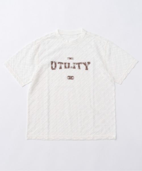 tシャツ Tシャツ レディース Lace Logo Print Oversized T-shirt/レースロゴオーバーTシャツ「MAISON SPEC｜zozo｜11