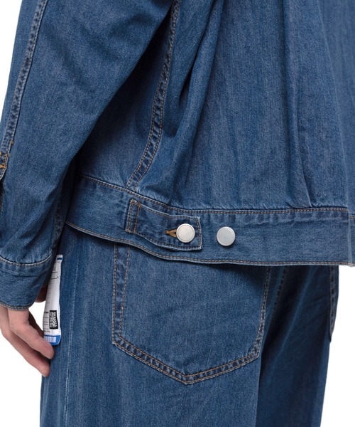 in・stru（men-tal）. デニムジャケット gジャン Cotton Tencel Denim