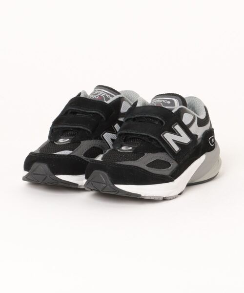 【整理品】美品 NEW BALANCE PV990BK6 キッズ スニーカー New Balance スニーカー IV990BK6(W) BLACK(BK6) キッズ 子供