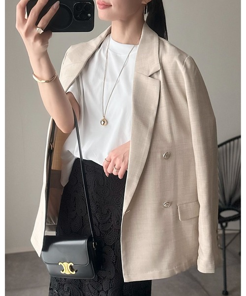 ANGIE ジャケット テーラードジャケット 金ボタン ブレザー