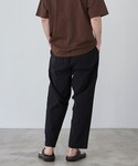 ワイドパンツ パンツ エンボスリラックススリム...の詳細画像5