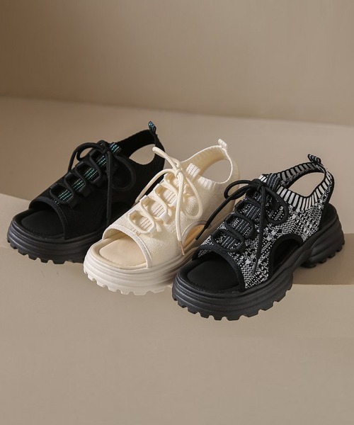 miniministore サンダル 厚底スポーツサンダル レディース 韓国