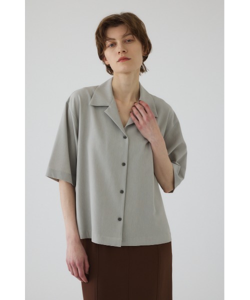 RIM.ARK ブラウス シャツ 夏 入学式 入園式 卒業式 Open collar half