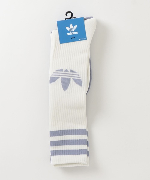 アディダス オリジナルス ロゴ インターシャ ソックス 2足組 adidas 靴下 ニーソックス 2足組 / アディダスオリジナルス