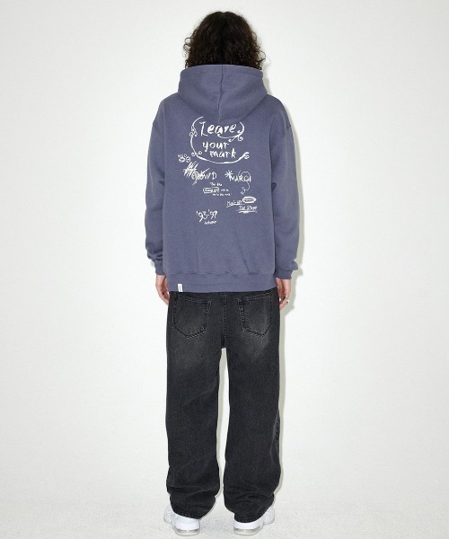 パーカー 「mahagrid/マハグリッド」 LEAVE YOUR MARK HOODIE /リーブユアマーク プルオーバーパーカー レディース メン MAHAGRID パーカー 「mahagrid/マハグリッド」 LEAVE YOUR MARK