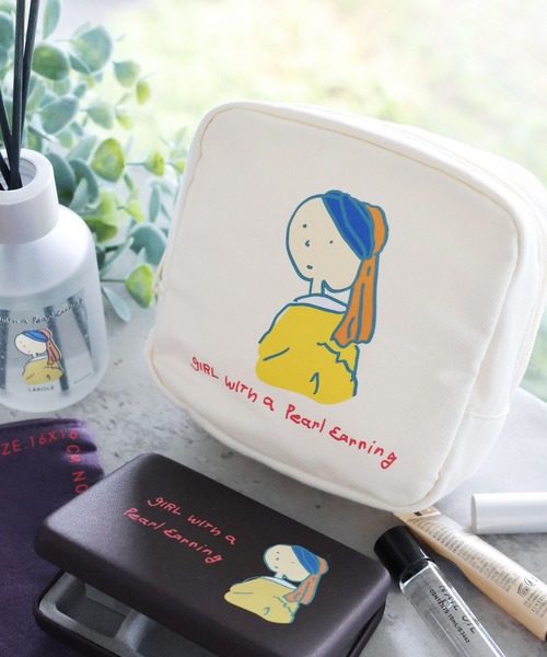 LAKOLE（ラコレ） ポーチ 「世界の名作」スクエアポーチ / 139837