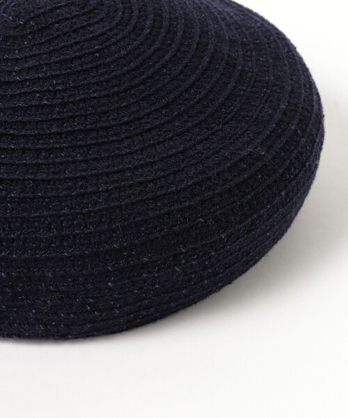 fennica 帽子 ベレー帽 cableami / SHETLAND WOOL BRAID BERET