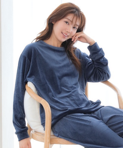 philme ルームウェア　セットアップ ボア セットアップ ルームウェア 部屋着 ユニセックス もこもこ