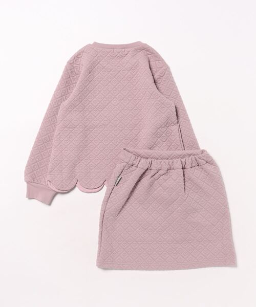 ハートキルトセットアップ(110〜140) キッズ 子供服 女の子 KP(キッズ) ハートキルトセットアップ(110〜140) キッズ 子供服