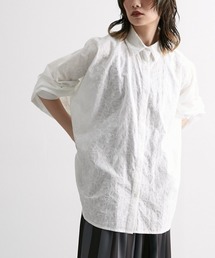 ブラウス シャツ ペイズリー柄刺繍デザインオーバーサイズシャツ 「Soiunique」 レディース ペイズリー柄刺繍デザインオーバーサイズシャツ ［Soiunique