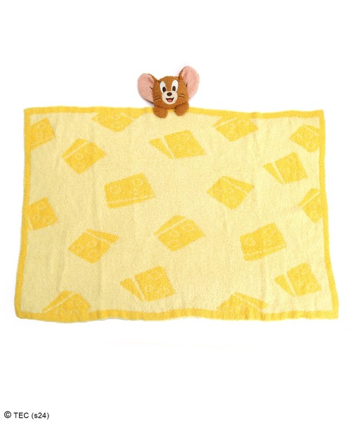 ブランケット 「公式」トムとジェリー マスコット付きブランケット