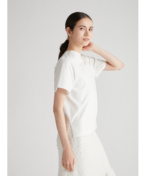 CELFORD - CELFORD(セルフォード) 半袖カットソー サイズ36 S レディース美品  - 白 シースルー CELFORD - CELFORD(セルフォード) 半袖カットソー サイズ36 S