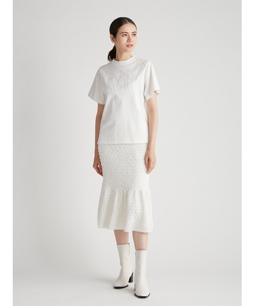 CELFORD◆半袖カットソー/FREE/コットン/WHT/CWCT254036 CELFORD(セルフォード) / 半袖カットソー/FREE/コットン/WHT