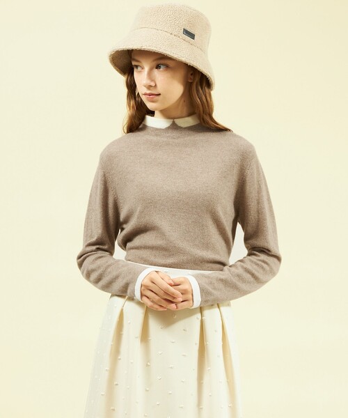 ニット セーター Cleric Collar Knit カシミヤ レディース