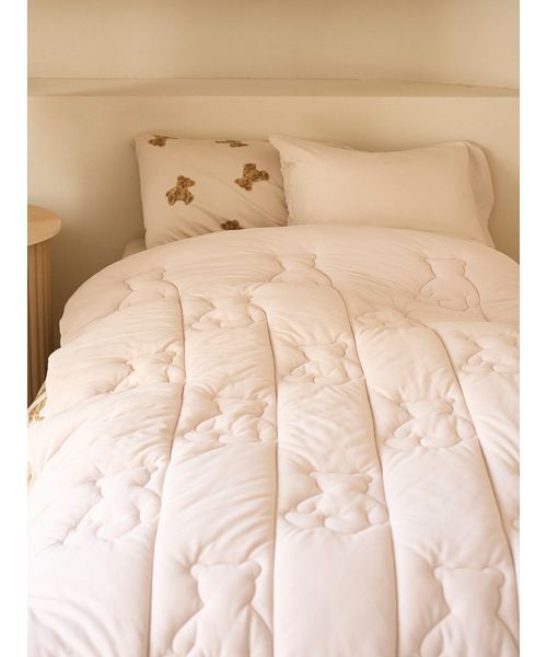 【新品】gelato pique Sleep クマ キルトケット ジェラートピケ gelato pique Sleep ベッド 寝具 「Sleep」ベア柄 キルトケット