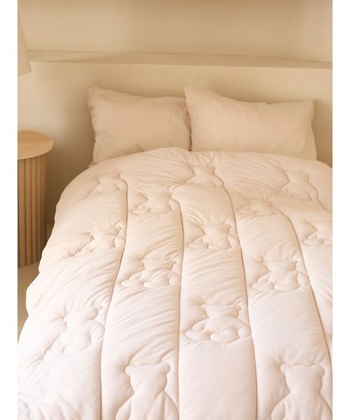 gelato pique Sleep ベッド 寝具 「Sleep」ベア柄 キルトケット