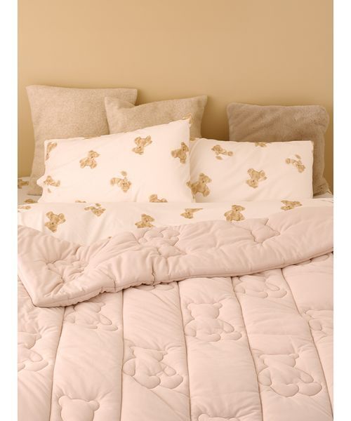 gelato pique Sleep ベッド 寝具 「Sleep」ベア柄 キルトケット